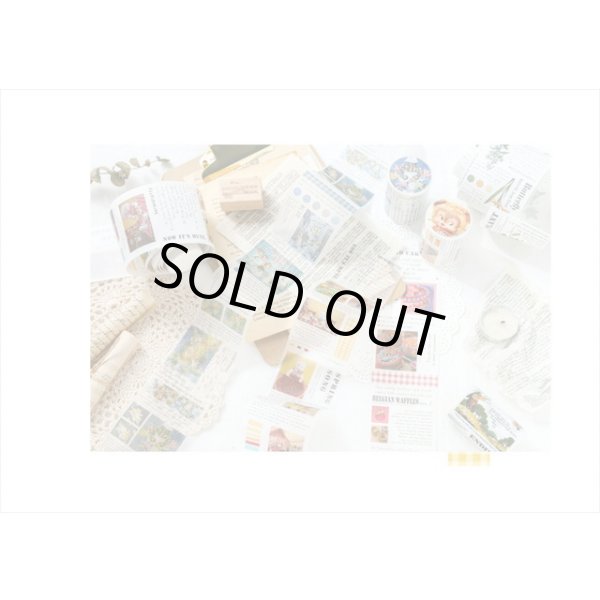 画像11: トレペがマステになった♪レッド＊女の子＊はく離式＊海外マステ　クリックポスト不可 (11)