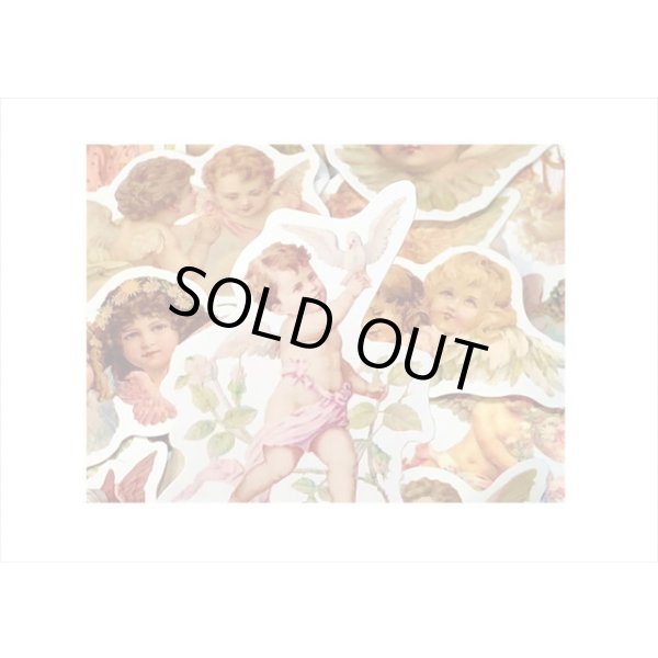 画像3: Angelがいっぱい*全部柄違い*フレークシール*50枚*箱入り*海外製 (3)