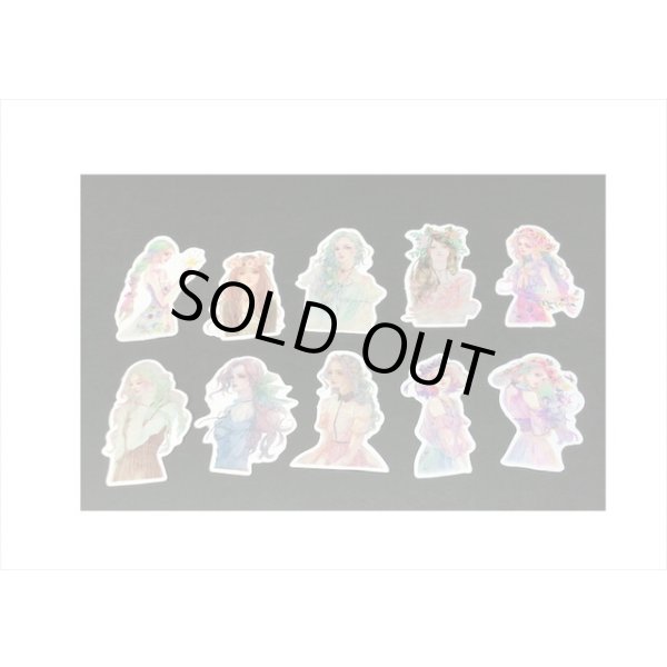 画像4: 女性💓ENO？＊人物＊シール＊耐水性あり＊柄違い50枚＊海外製 (4)