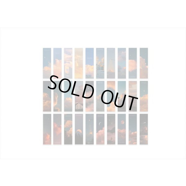 画像10: ブックマークにもなる♪夕焼けの空＊箱入り＊ペーパーセット＊30枚＊ 海外製 (10)