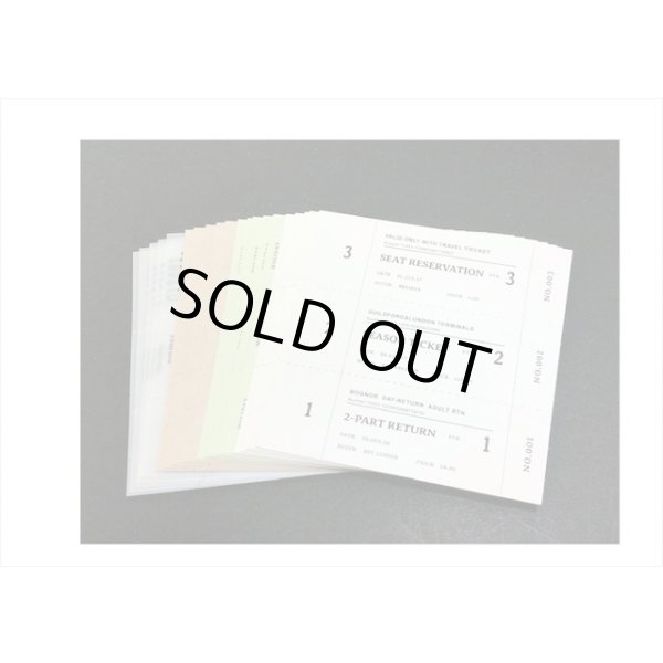 画像3: バッグ式♪トレイン・グリーン*ミシン目入り*トレペも入ったペーパーセット*20シート*海外製 (3)