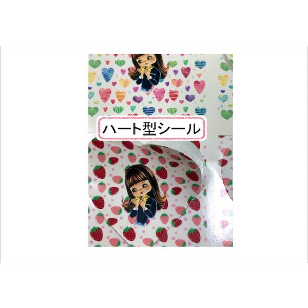 画像6: ねこガール🐱メモ帳＊ハート型シール特典付き＊アニマルガール💓オリジナル (6)