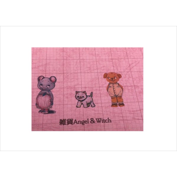 画像3: 着せ替え人形＊方眼メモ帳＊トレペ付き＊51枚＊オリジナル (3)