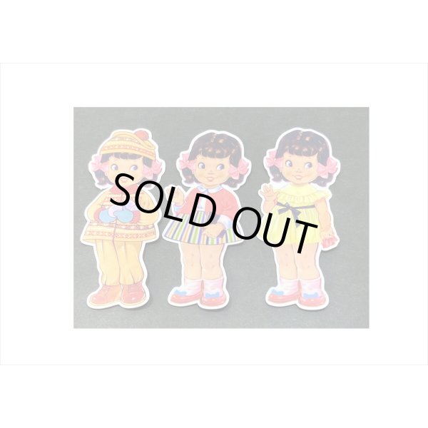 画像5: レトロ感満載💓お人形＊大きめダイカットステッカー＊海外製 (5)