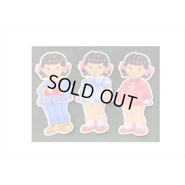 画像6: レトロ感満載💓お人形＊大きめダイカットステッカー＊海外製 (6)