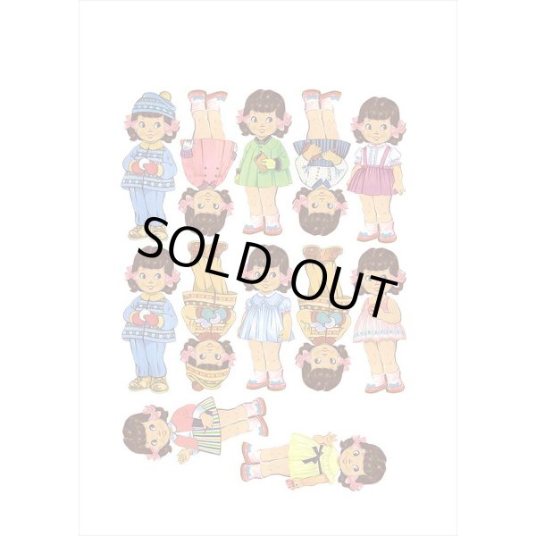 画像7: レトロ感満載💓お人形＊大きめダイカットステッカー＊海外製 (7)