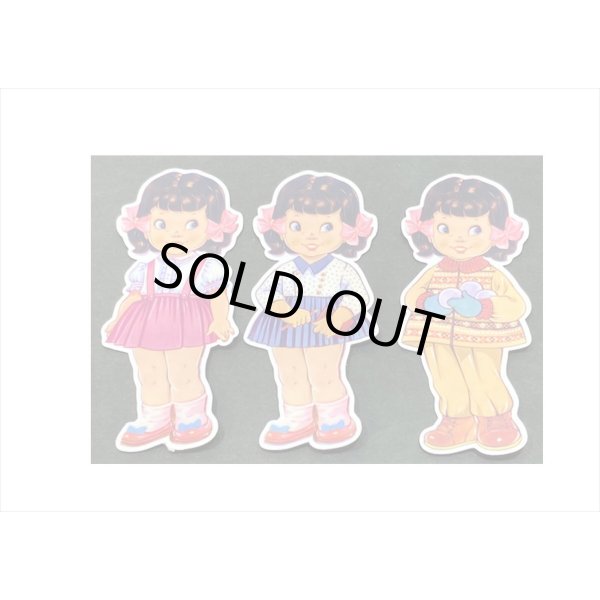 画像3: レトロ感満載💓お人形＊大きめダイカットステッカー＊海外製 (3)