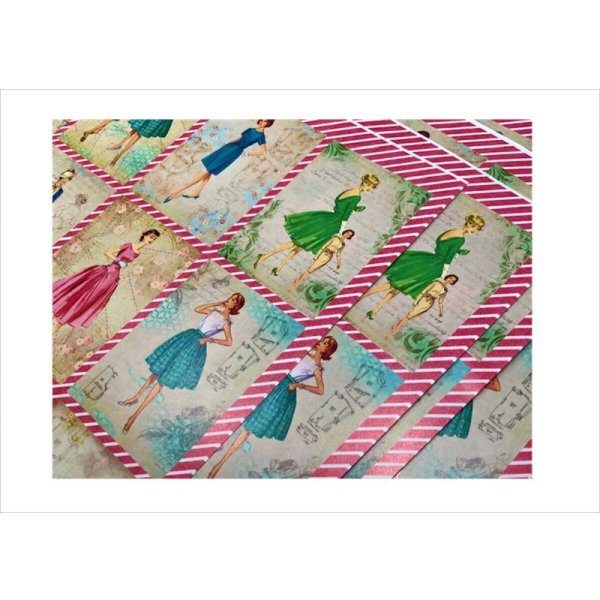 画像5: 新❕❕ファッションモデル👗コラージュペーパー＊2色入り＊オリジナル (5)