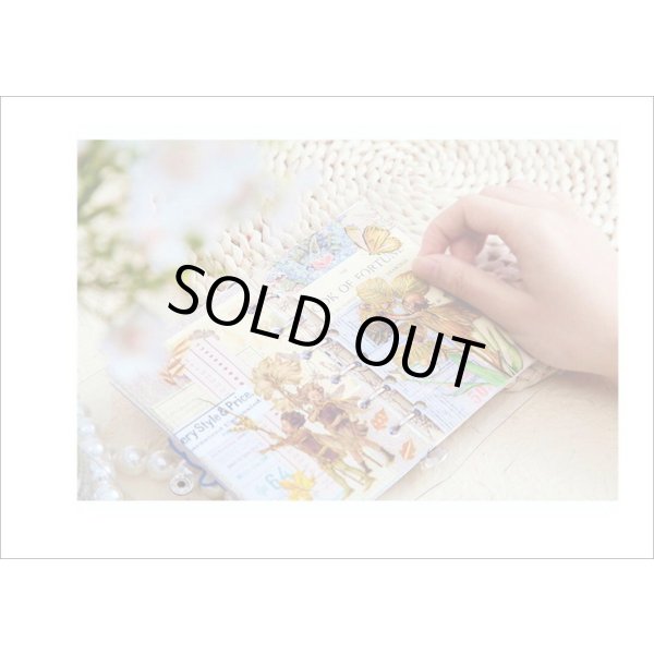 画像12: 金箔・防水＊花の妖精＊ピンク＊PETシール＊海外製 (12)