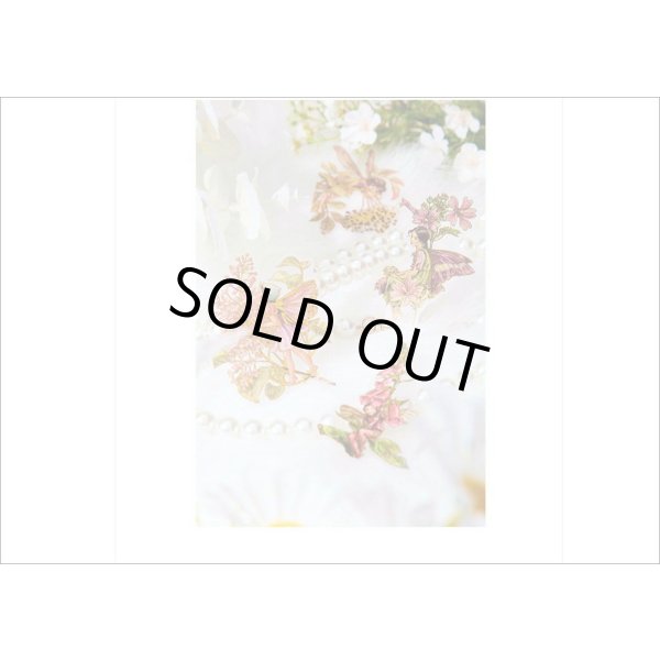 画像14: 金箔・防水＊花の妖精＊オレンジ＊PETシール＊海外製 (14)