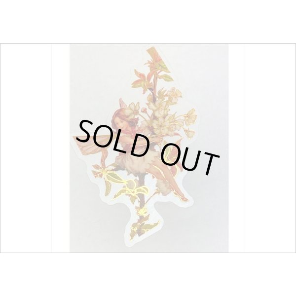 画像3: 金箔・防水＊花の妖精＊ピンク＊PETシール＊海外製 (3)