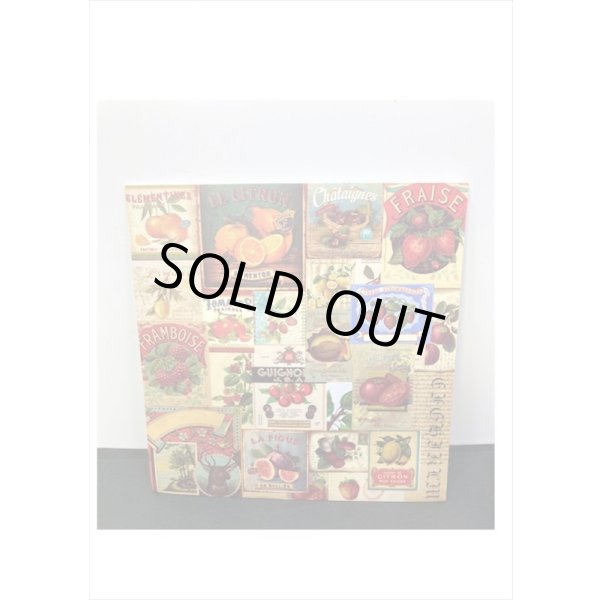 画像6: 大きなシールシート🍒フルーツ🍒折り紙サイズ＊８枚入り＊海外製 (6)