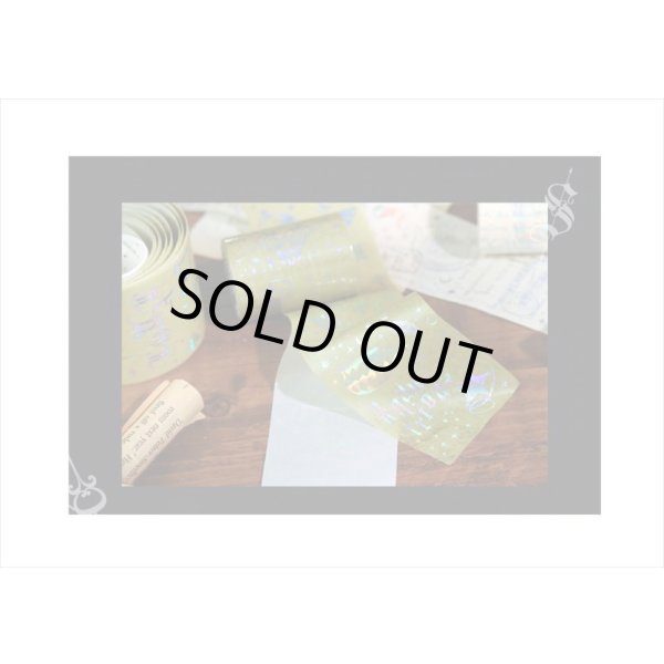 画像6: ホログラム＊正直・ゴールド＊魔法入門＊はく離式＊海外マステ (6)