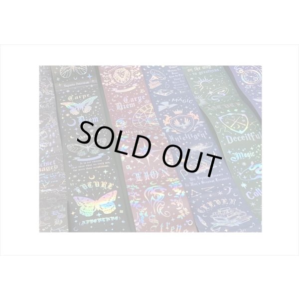 画像10: ホログラム＊正直・ゴールド＊魔法入門＊はく離式＊海外マステ (10)