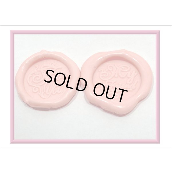 画像5: シーリングスタンプシール＊6種＊ピンク＊メッセージ (5)