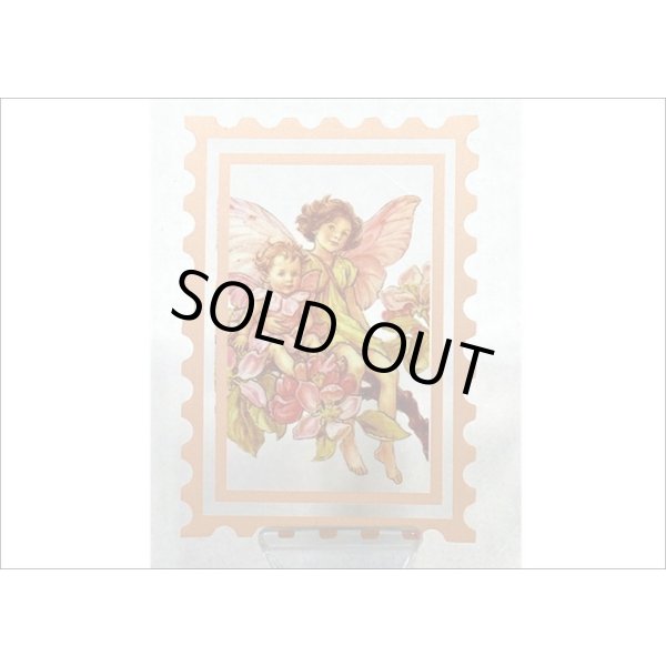 画像8: 切手型フレーム付＊グリーン・花の妖精＊PETシール＊50枚＊箱入り＊海外製 (8)