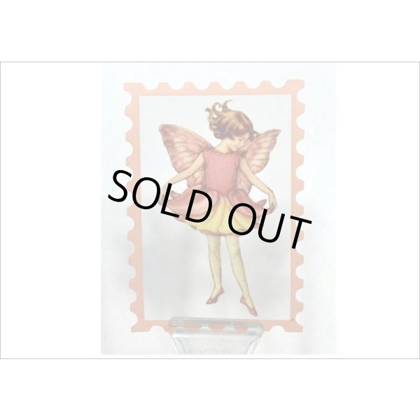 画像5: 切手型フレーム付＊グリーン・花の妖精＊PETシール＊50枚＊箱入り＊海外製 (5)