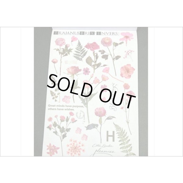 画像9: 50シート❕大きな和紙シール帳＊フラワーコレクション＊海外製 (9)