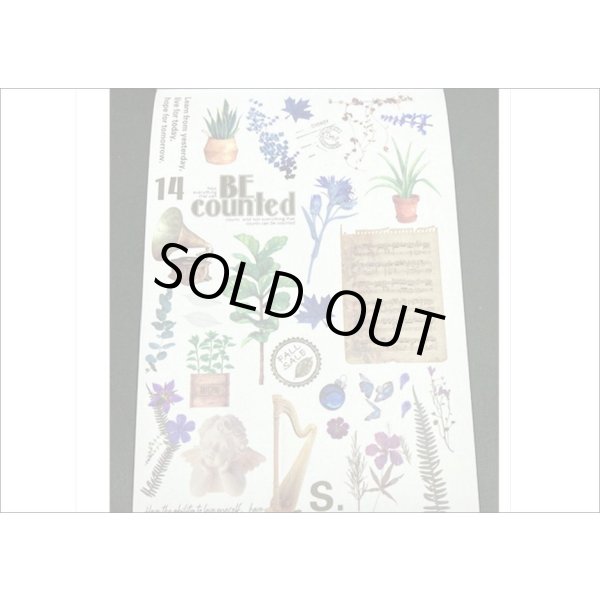 画像4: 50シート❕大きな和紙シール帳＊フラワーコレクション＊海外製 (4)