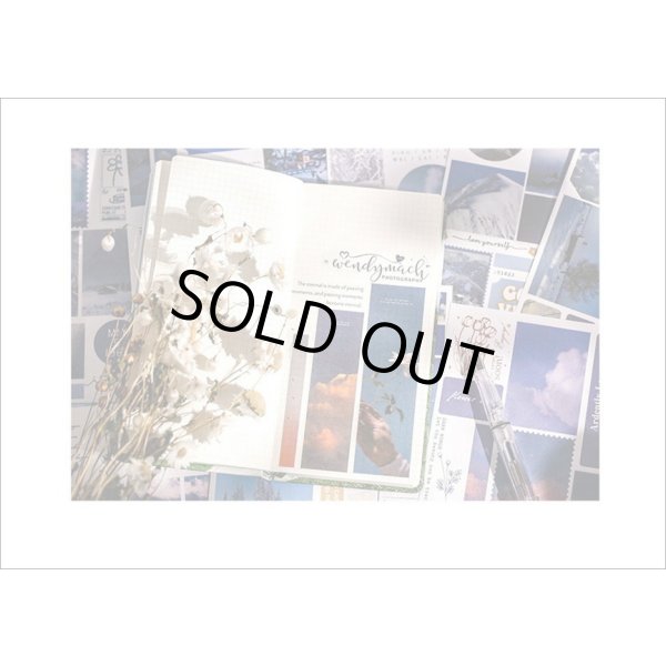 画像15: 50シート❕大きな和紙シール帳＊空＊海外製 (15)