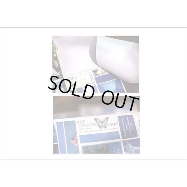 画像16: 50シート❕大きな和紙シール帳＊空＊海外製 (16)