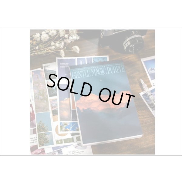 画像17: 50シート❕大きな和紙シール帳＊空＊海外製 (17)