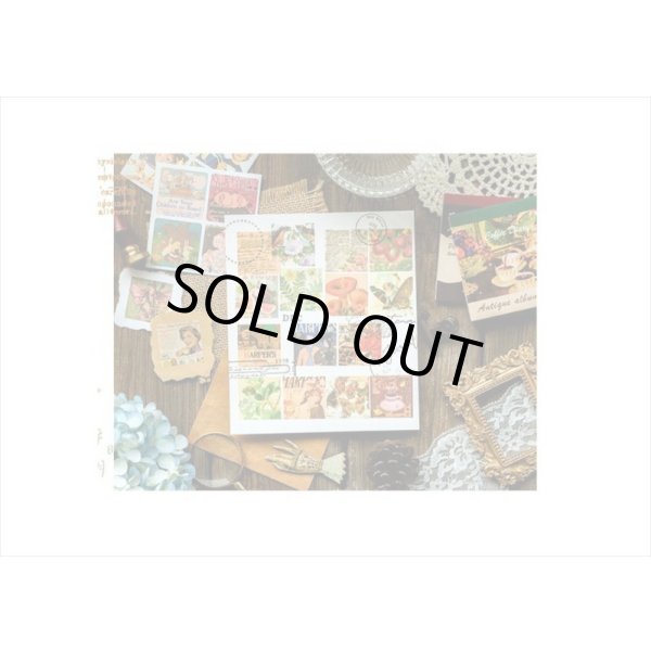 画像16: 箔押し☆和紙シール帳＊レター＊カット入り＊柄違い＊20シート＊海外製 (16)