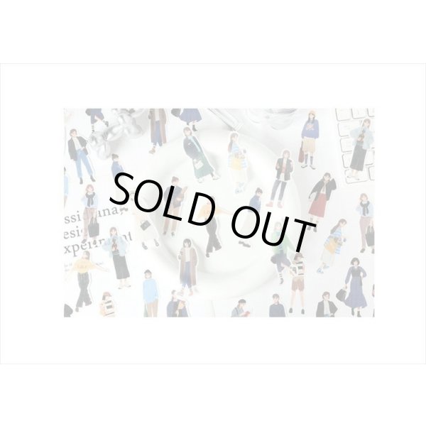 画像7: STREET40＊ベージュ＊人物＊和紙シール＊40枚♪＊海外製 (7)