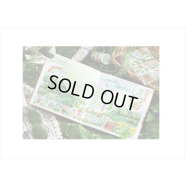 画像13: ラブリーベア💓＊グリーン・森の中＊箔押し＊幅広＊マスキングテープ＊はく離式＊海外マステ (13)