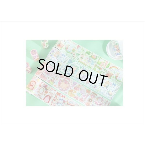 画像16: ラブリーベア💓＊ピンク・スイーツ＊箔押し＊幅広＊マスキングテープ＊はく離式＊海外マステ (16)