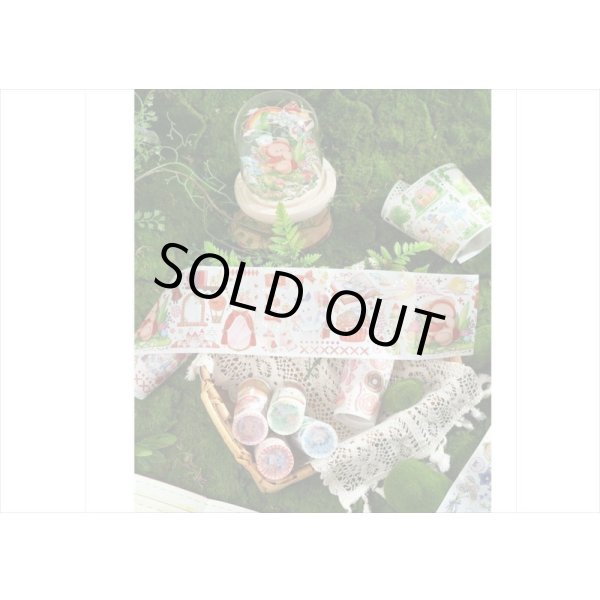 画像12: ラブリーベア💓＊ピンク・スイーツ＊箔押し＊幅広＊マスキングテープ＊はく離式＊海外マステ (12)