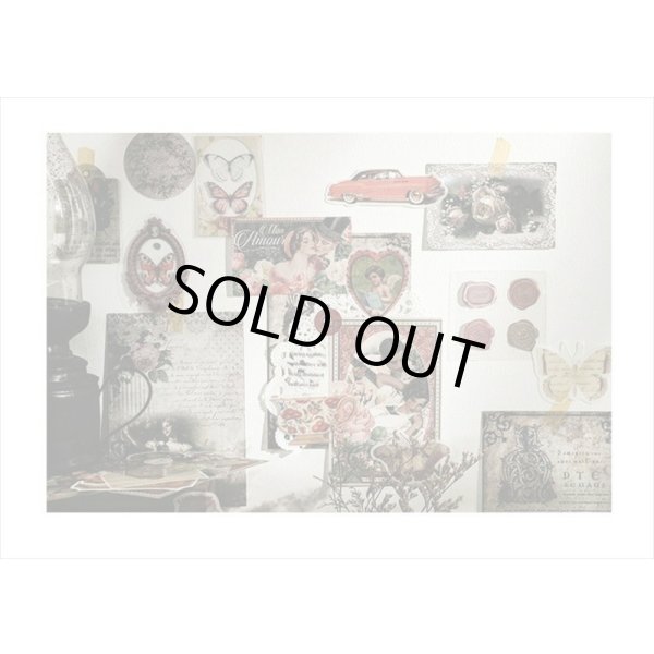 画像11: パッケージがオシャレな素材100点セット＊日暮＊ペーパー＆シール＊海外製 (11)