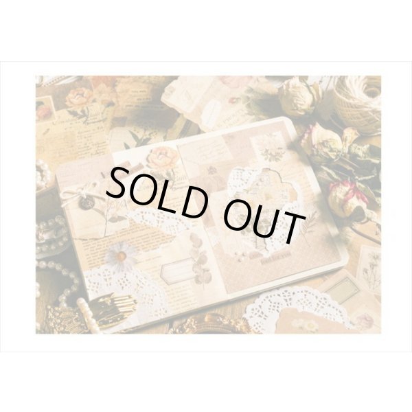 画像14: 3種の素材紙＊レター＊ペーパーとシールのセット＊21点＊海外製 (14)