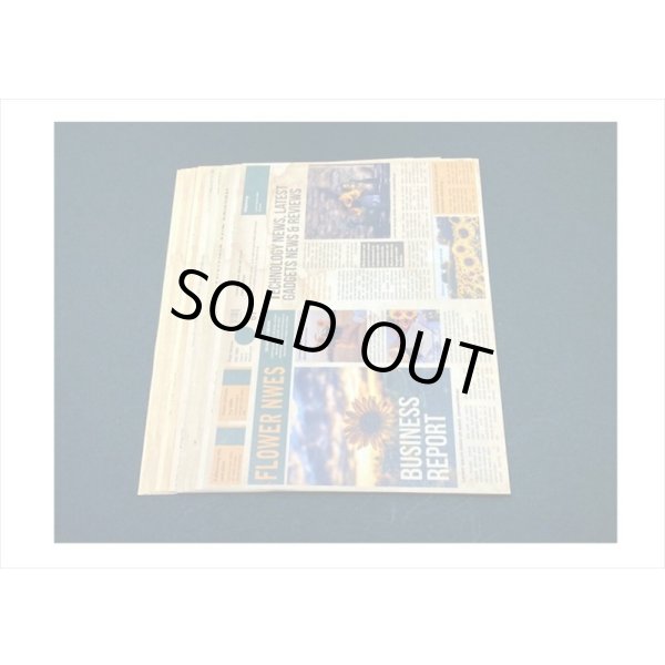 画像7: A5サイズのペーパーセット＊ひまわり＊ペーパーとシール＊12枚＊海外製 (7)