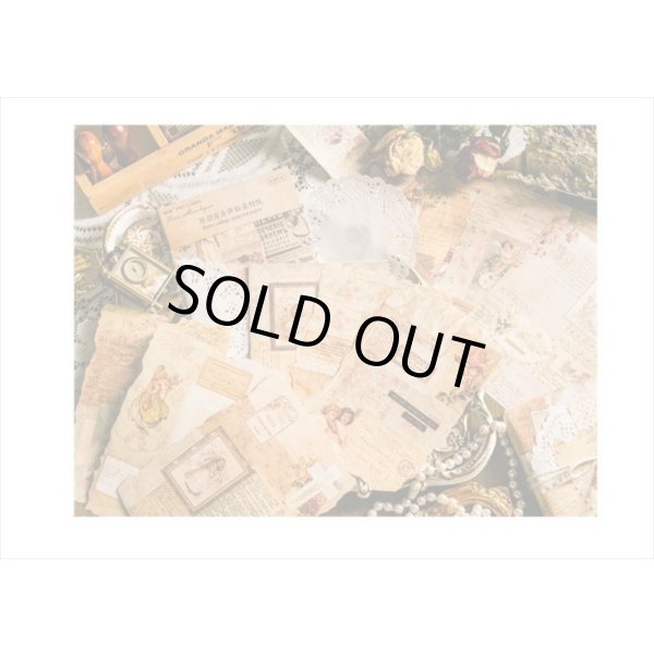 画像13: 3種の素材紙＊レター＊ペーパーとシールのセット＊21点＊海外製 (13)