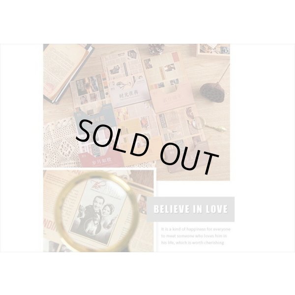 画像16: A5サイズのペーパーセット＊レトロアイテム＊ペーパーとシール＊12枚＊海外製 (16)