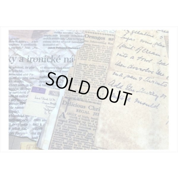 画像5: 3種の素材紙＊レター＊ペーパーとシールのセット＊21点＊海外製 (5)