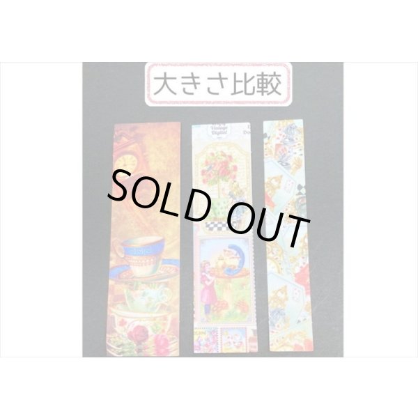 画像7: ちっちゃい洋書みたい♪不思議の国のアリス＊3サイズのシール＊100枚＊和紙シール＊海外製 (7)
