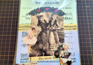 ★在庫一掃　処分品★　Avec la musique 　BABY　QUADRILLE　 ノート