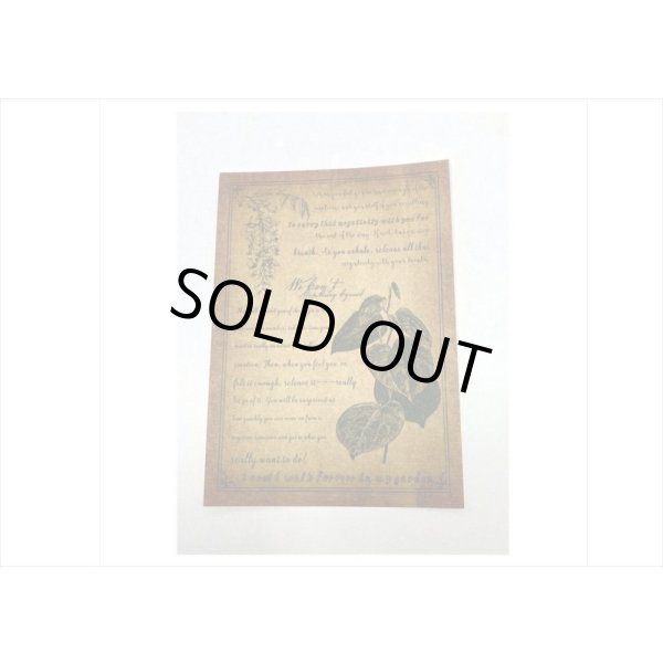 画像5: 2種のアンティークなペーパーセット＊植物＊30枚＊海外製 (5)