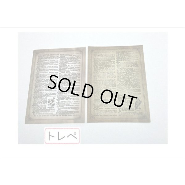 画像7: 2種のアンティークなペーパーセット＊メモリー＊30枚＊海外製 (7)