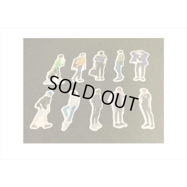 画像6: 40枚＊イケメン＊和紙シール＊ダイカット＊海外製 (6)