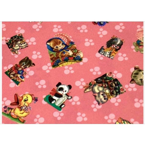 画像3: New♪折り紙＊レトロアニマル＊ミニコラージュペーパー＊オリジナル (3)