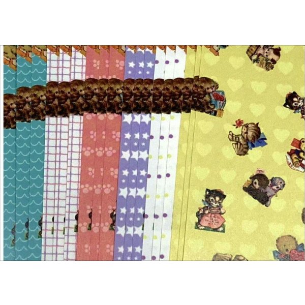 画像7: New♪折り紙＊cuteアニマル＊ミニコラージュペーパー＊オリジナル (7)