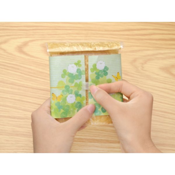 画像9: ◆在庫一掃　処分品◆　小　「LEAVES」　noshi  note　巻くだけラッピング　のしノート (9)