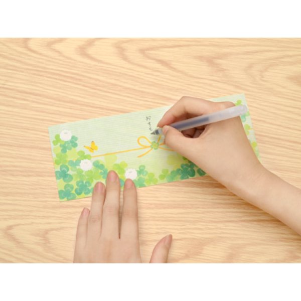 画像7: ◆在庫一掃　処分品◆　小　「LEAVES」　noshi  note　巻くだけラッピング　のしノート (7)