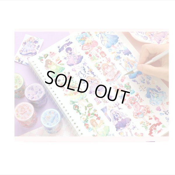 画像6: 元気少女♪パープル＊PETテープ＊女の子＊はく離式＊海外製＊クリックポスト不可 (6)