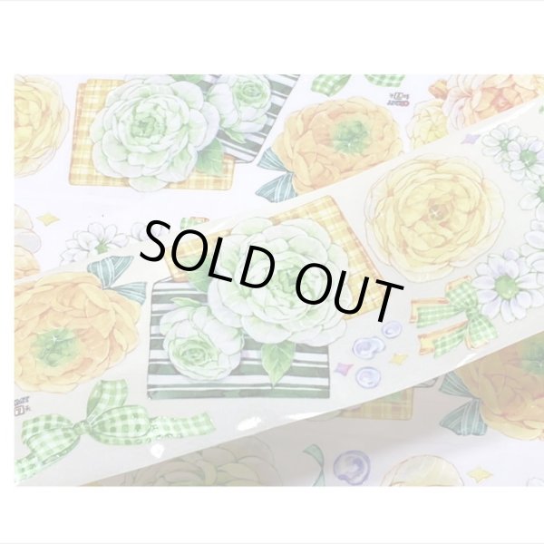 画像7: 鮮やかな花＊特殊インク＊はく離式＊新七天＊海外マステ＊クリックポスト不可 (7)