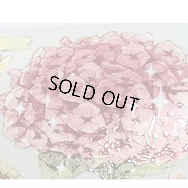 画像3: 試験管と紫陽花＊特殊インク＊はく離式＊新七天＊海外マステ＊クリックポスト不可 (3)