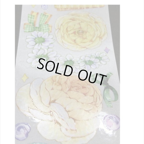 画像4: 鮮やかな花＊特殊インク＊はく離式＊新七天＊海外マステ＊クリックポスト不可 (4)